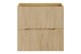 Waschbeckenunterschrank Nordisa Cremona Eiche 60 × 57 × 45,8 cm mit 2 Schubladen – Ansicht 2