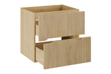 Waschbeckenunterschrank Nordisa Cremona Eiche 60 × 57 × 45,8 cm mit 2 Schubladen – Ansicht 3
