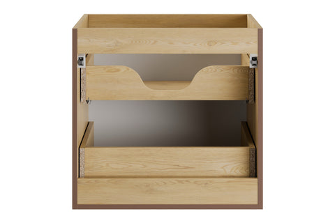 Waschbeckenunterschrank Nordisa Cremona Eiche 60 × 57 × 45,8 cm mit 2 Schubladen – Ansicht 4
