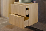 Waschbeckenunterschrank Nordisa Cremona Eiche 60 × 57 × 45,8 cm mit 2 Schubladen – Ansicht 8