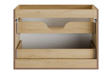 Waschbeckenunterschrank Nordisa Cremona Eiche 80 × 57 × 45,8 cm mit 2 Schubladen – Ansicht 4