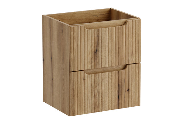 Waschbeckenunterschrank Novira Coast Evoke Eiche 50 × 57 × 39 cm mit 2 Schubladen – Coast Evoke Eiche
