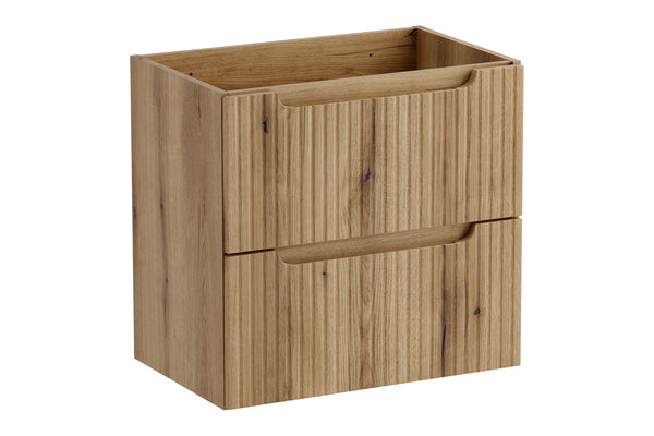 Waschbeckenunterschrank Novira Coast Evoke Eiche 60 × 57 × 39 cm mit 2 Schubladen – Coast Evoke Eiche