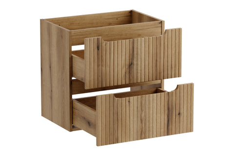 Waschbeckenunterschrank Novira Coast Evoke Eiche 60 × 57 × 39 cm mit 2 Schubladen – Coast Evoke Eiche – Ansicht 3