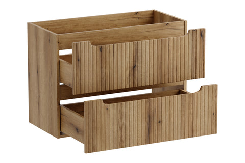 Waschbeckenunterschrank Novira Coast Evoke Eiche 80 × 57 × 39 cm mit 2 Schubladen – Coast Evoke Eiche – Ansicht 3