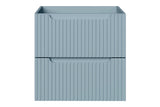 Waschbeckenunterschrank Novira Denimblau 60 × 57 × 39 cm mit 2 Schubladen – Ansicht 2