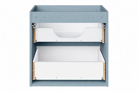 Waschbeckenunterschrank Novira Denimblau 60 × 57 × 39 cm mit 2 Schubladen – Ansicht 4