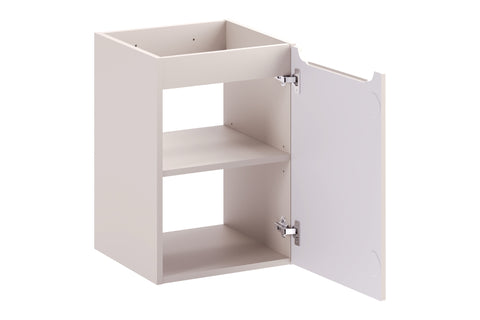 Waschbeckenunterschrank Novira Kaschmir matt 40 × 57 × 39 cm mit 1 Tür – Ansicht 3