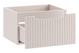 Waschbeckenunterschrank Novira Kaschmir matt 50 × 28,7 × 39 cm mit 1 Schublade – Ansicht 3