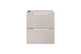 Waschbeckenunterschrank Novira Kaschmir matt 50 × 57 × 39 cm mit 2 Schubladen – Ansicht 2