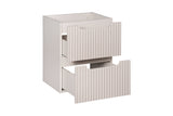 Waschbeckenunterschrank Novira Kaschmir matt 50 × 57 × 39 cm mit 2 Schubladen – Ansicht 3