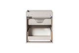 Waschbeckenunterschrank Novira Kaschmir matt 50 × 57 × 39 cm mit 2 Schubladen – Ansicht 4