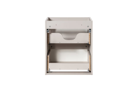 Waschbeckenunterschrank Novira Kaschmir matt 50 × 57 × 39 cm mit 2 Schubladen – Ansicht 4