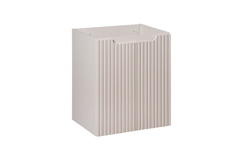 Waschbeckenunterschrank Novira Kaschmir matt 50 × 57 × 39 cm mit 2 Türen