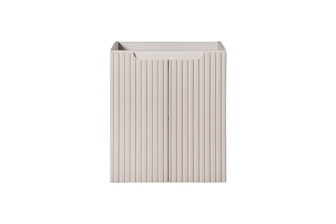 Waschbeckenunterschrank Novira Kaschmir matt 50 × 57 × 39 cm mit 2 Türen – Ansicht 2