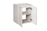 Waschbeckenunterschrank Novira Kaschmir matt 50 × 57 × 39 cm mit 2 Türen – Ansicht 3