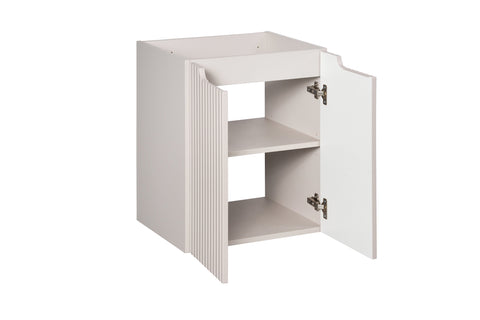Waschbeckenunterschrank Novira Kaschmir matt 50 × 57 × 39 cm mit 2 Türen – Ansicht 3