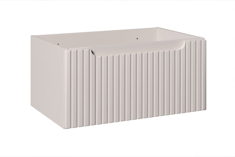 Waschbeckenunterschrank Novira Kaschmir matt 60 × 28,7 × 39 cm mit 1 Schublade