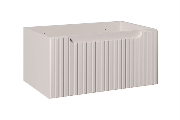 Waschbeckenunterschrank Novira Kaschmir matt 60 × 28,7 × 39 cm mit 1 Schublade