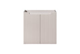 Waschbeckenunterschrank Novira Kaschmir matt 60 × 57 × 39 cm mit 2 Türen – Ansicht 2