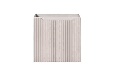 Waschbeckenunterschrank Novira Kaschmir matt 60 × 57 × 39 cm mit 2 Türen – Ansicht 2