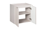 Waschbeckenunterschrank Novira Kaschmir matt 60 × 57 × 39 cm mit 2 Türen – Ansicht 3