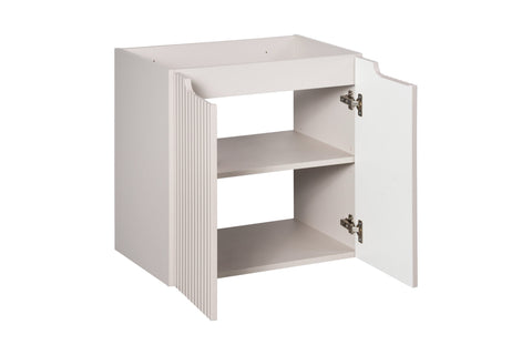 Waschbeckenunterschrank Novira Kaschmir matt 60 × 57 × 39 cm mit 2 Türen – Ansicht 3