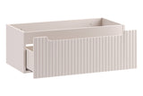 Waschbeckenunterschrank Novira Kaschmir matt 80 × 28,7 × 39 cm mit 1 Schublade – Ansicht 3