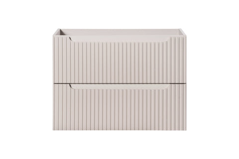 Waschbeckenunterschrank Novira Kaschmir matt 80 × 57 × 39 cm mit 2 Schubladen – Ansicht 2