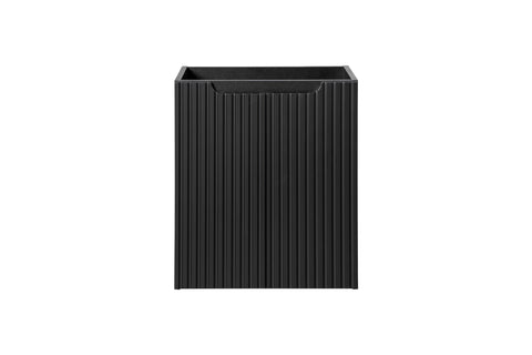 Waschbeckenunterschrank Novira Schwarz matt 50 × 57 × 39 cm mit 2 Türen – Ansicht 2