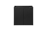 Waschbeckenunterschrank Novira Schwarz matt 60 × 57 × 39 cm mit 2 Türen – Ansicht 5
