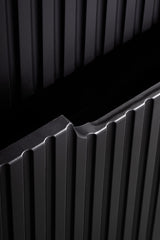 Waschbeckenunterschrank Novira Schwarz matt 60 × 57 × 39 cm mit 2 Türen – Ansicht 7