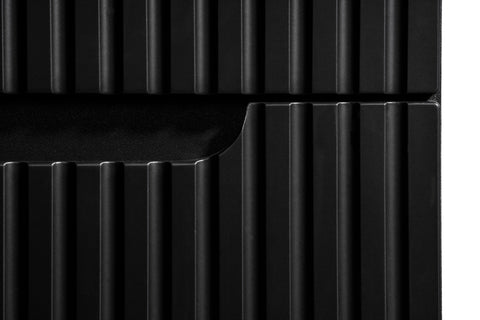 Waschbeckenunterschrank Novira Schwarz matt 60 × 57 × 39 cm mit 2 Türen – Ansicht 8