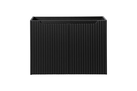 Waschbeckenunterschrank Novira Schwarz matt 80 × 57 × 39 cm mit 2 Türen – Ansicht 2