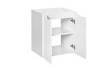 Waschbeckenunterschrank Novira Weiß matt 50 × 57 × 39 cm mit 2 Türen – Ansicht 3