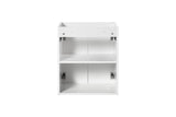 Waschbeckenunterschrank Novira Weiß matt 50 × 57 × 39 cm mit 2 Türen – Ansicht 4