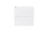 Waschbeckenunterschrank Novira Weiß matt 60 × 57 × 39 cm mit 2 Schubladen – Ansicht 2