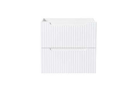Waschbeckenunterschrank Novira Weiß matt 60 × 57 × 39 cm mit 2 Schubladen – Ansicht 2