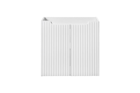 Waschbeckenunterschrank Novira Weiß matt 60 × 57 × 39 cm mit 2 Türen – Ansicht 2