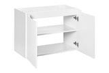 Waschbeckenunterschrank Novira Weiß matt 80 × 57 × 39 cm mit 2 Türen – Ansicht 3