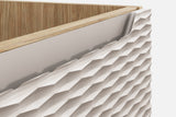 Waschbeckenunterschrank Oceana Beige 120 × 57 × 46 cm mit 2 Schubladen – Ansicht 4