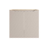 Waschbeckenunterschrank Oceana Beige 60 × 57 × 46 cm mit 2 Türen – Ansicht 2