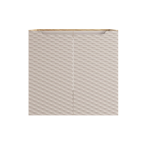 Waschbeckenunterschrank Oceana Beige 60 × 57 × 46 cm mit 2 Türen – Ansicht 2