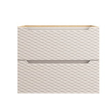 Waschbeckenunterschrank Oceana Beige 70 × 57 × 46 cm mit 2 Schubladen – Ansicht 2