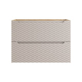 Waschbeckenunterschrank Oceana Beige 80 × 57 × 46 cm mit 2 Schubladen – Ansicht 2