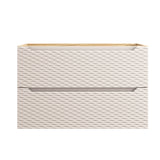 Waschbeckenunterschrank Oceana Beige 90 × 57 × 46 cm mit 2 Schubladen – Ansicht 2
