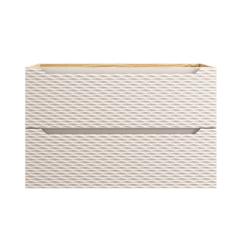 Waschbeckenunterschrank Oceana Beige 90 × 57 × 46 cm mit 2 Schubladen – Ansicht 2