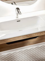 Waschbeckenunterschrank Oceana Beige 90 × 57 × 46 cm mit 2 Schubladen – Ansicht 4