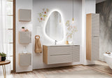 Waschbeckenunterschrank Oceana Beige 90 × 57 × 46 cm mit 2 Schubladen – Ansicht 7