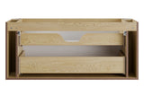 Waschbeckenunterschrank Ovara Cremona Eiche 120 × 52 × 45,8 cm mit 2 Schubladen – Ansicht 4